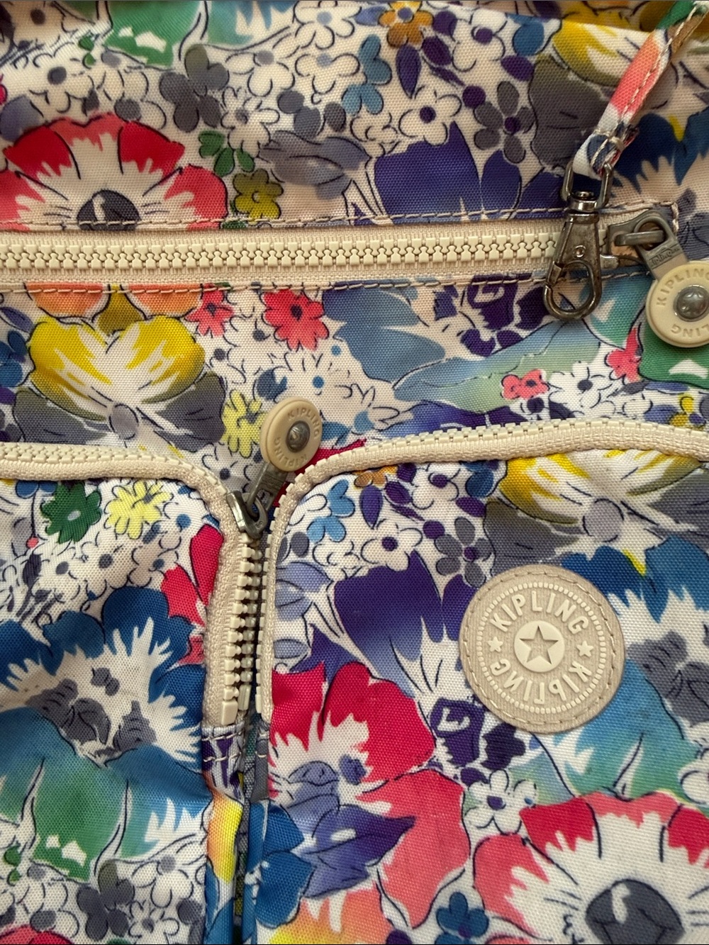 Kipling Women's Tasmo Satchel In Bloom Handbag - Picture 3 of 5